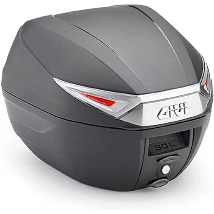 Motorfiets topkoffer met gerookte kat Givi Monolock 30LT