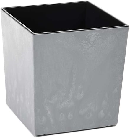 Flore Flore Series - Bloempot - Modern Design - Grijs Beton - Premium Kwaliteit - 19cm