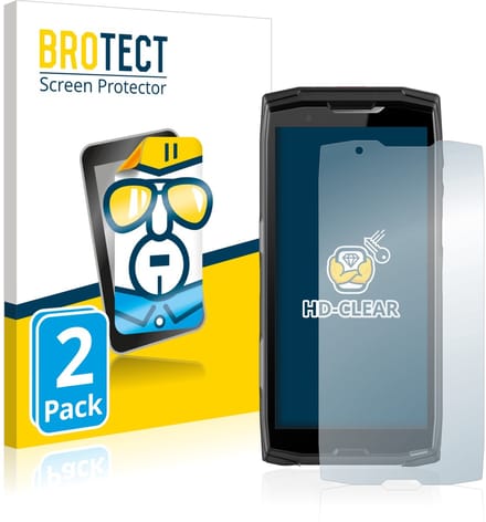 BROTECT - Screenprotector voor Crosscall Core-X5 - Folie Beschermfolie transparant 2 Stuks