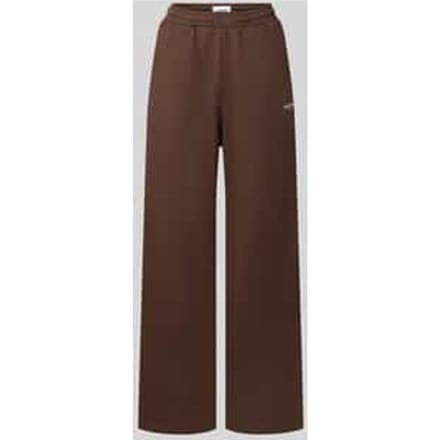 wide fit sweatpants van katoenmix model 'Studio'