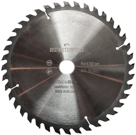 tct cirkelzaagblad 230mm - hout - D230mm, asgat 30mm - SawMaster series | Destructiontools