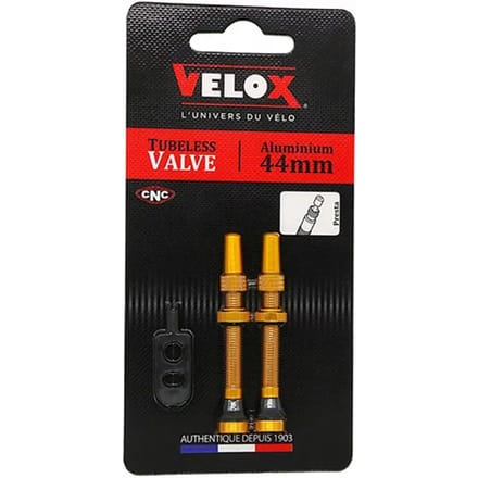 Aluminium binnenbandloze ventielen Velox Presta (x2)