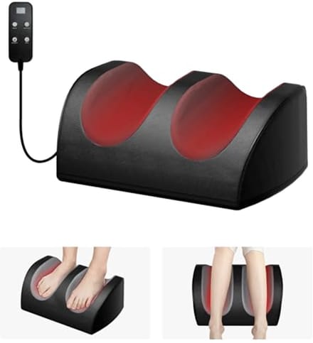 Voetmassageapparaat met afstandsbediening en warmtefunctie