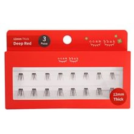 ccam bbak - Original Eyelash 3 Points - 9 Types 12mm Thick
