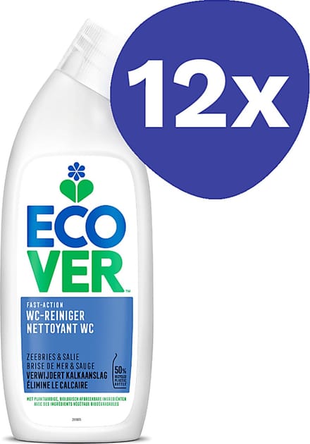 Ecover WC Reiniger - Zeebries & Salie (12x 750ml)