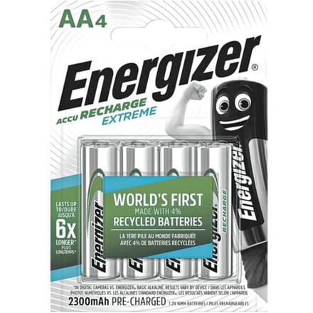 Energizer Extreme HR06 Oplaadbare AA batterij (penlite) NiMH 2300 mAh 1.2 V 4 stuk(s)