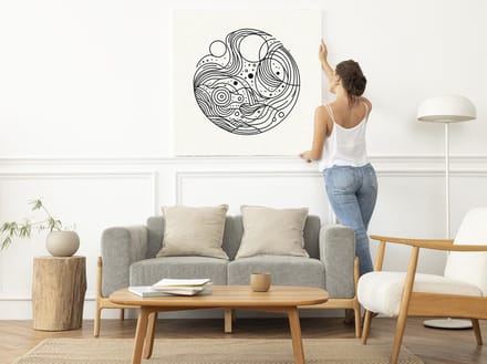 Kunstprint | Wanddecoratie | Dibond | 20 × 20 cm