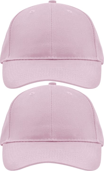 2x stuks myrtle beach baseball cap - 6-panel - voor volwassenen
