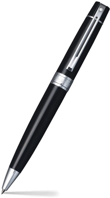 Sheaffer Balpen 300 E9312 - Glossy Black Chrome Plated