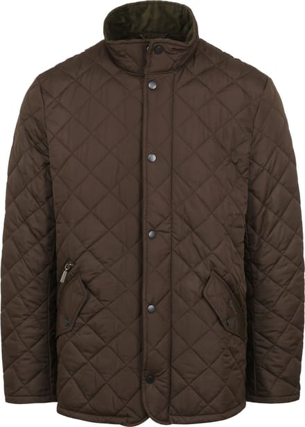 Quilted Jas Barbour Chelsea Olijfgroen - Maat M - Heren - Gewatteerde jassen