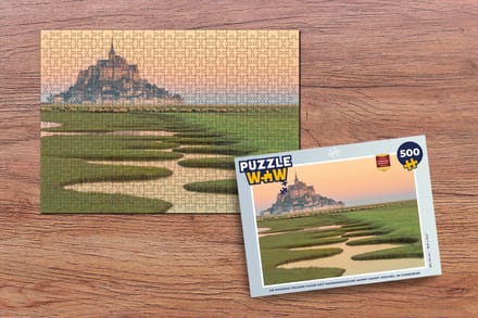 Puzzel Kasteel - Water - Frankrijk - Legpuzzel - Puzzel 500 stukjes