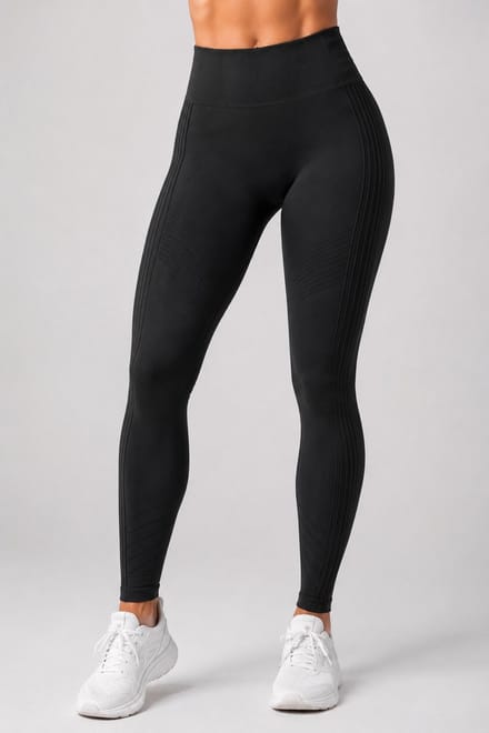 SparkNine Coreflex sportlegging - S - zwart - hoge taille - elastisch - squatproof - ondersteuning