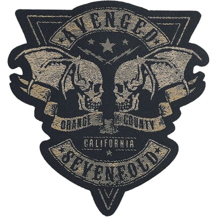 Avenged Sevenfold Patch - Orange County Cut-Out - voor Geen - zwart-beige