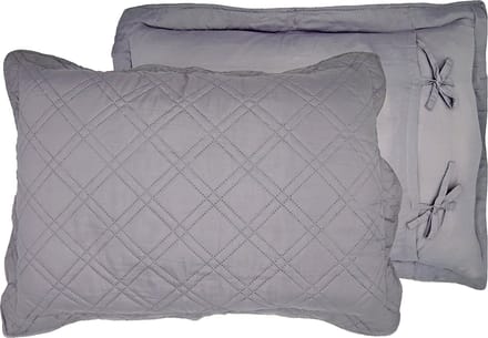 Lavandoux - Kussenslopen - Ash Grey - 50x70 - Grijs - Set van 2