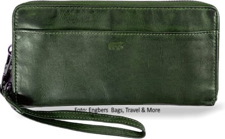 Bear Design Cow Lavato leren dames Portemonnee - Groen
