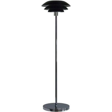 Dyberg Larsen DL31 vloerlamp metaal Ø 31cm zwart