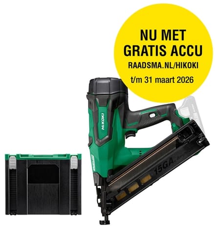 Spijkerapparaat Hikoki Nt1865Daaw9Z 18V