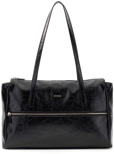 GUESS schoudertas Justine Tote Black zwart
