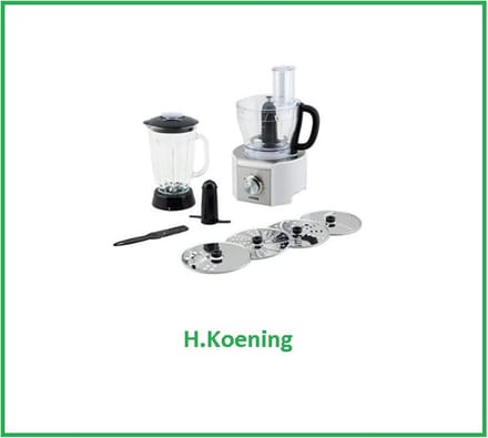 H.Koenig Génie8 MX18 White - keukenmachine - 800 W - wit
