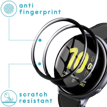 imoshion Duopack Screenprotector - Geschikt voor Samsung Galaxy Watch Active 2 44 mm