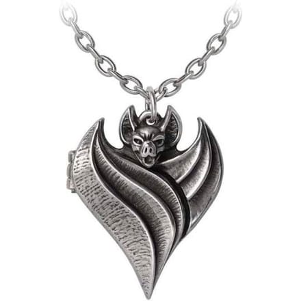 Alchemy Gothic - Gothic Halsketting - Darken Heart Locket - voor Vrouwen - standaard