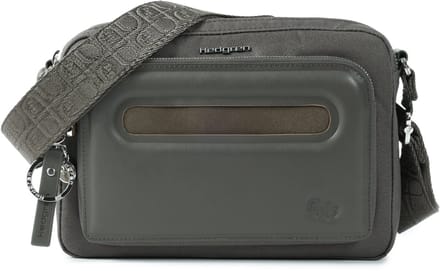 Hedgren Espresso Dames Crossbodytas met RFID-bescherming – Middelgroot – Black Ink