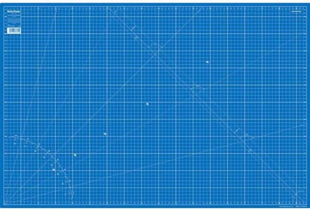 BabySnap Patchwork Snijmat 90 x 60 cm Blauw