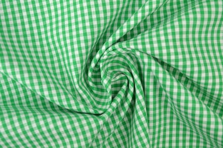 Ruitjesstof - Groen 2,5mm ruit - 1 meter - Per meter - 150cm breed