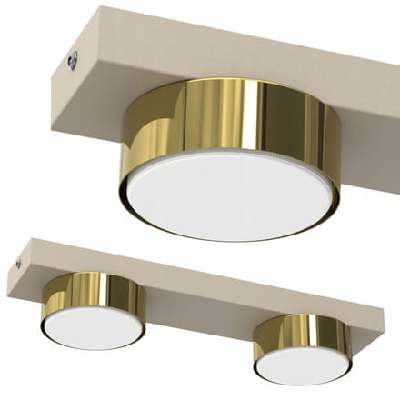 Plafond LED Loft Cashmere Gold - Stijlvolle wandlamp
