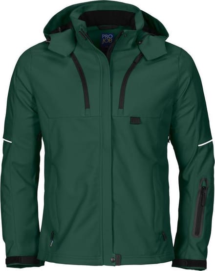 ProJob 3412 DAMES SOFTSHELL JAS 643412 - Woudgreen - S