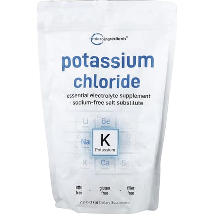 Micro Ingrediënten, Kaliumchloride, 1kg (2,2 pond)