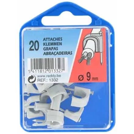 Reddy Clips 9mm Grijs 20st.