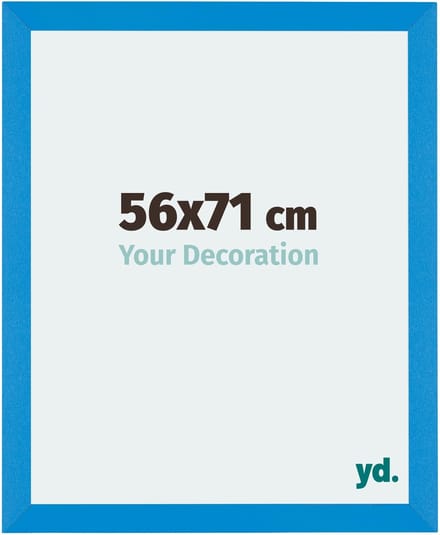Your Decoration - Fotolijst 56x71 cm - MDF - Helder Blauw - Mura