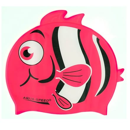 Jongens Nemo Patroon Zwemmuts | Siliconen 3D Print Gemakkelijke Pasvorm Zwemmuts voor Kinderen