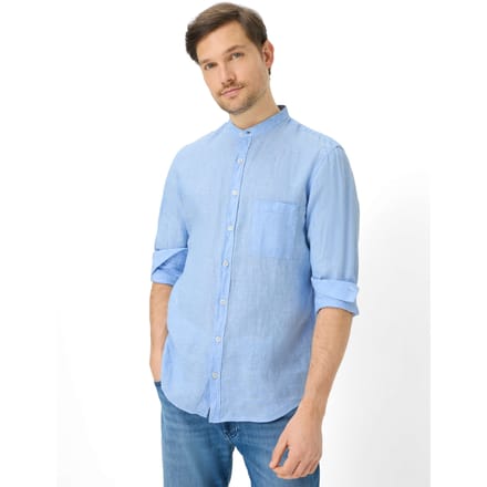 Brax Heren Overhemd  Style LARS sky, lichtblauw, maat S