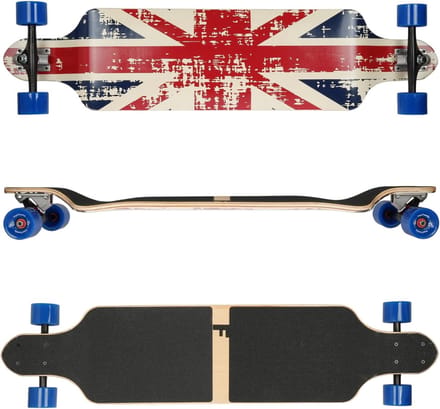 Drop Down Longboard - Skateboard Cruiser - Hoge Snelheden - Dieper Standpunt - 104 cm - Bruin