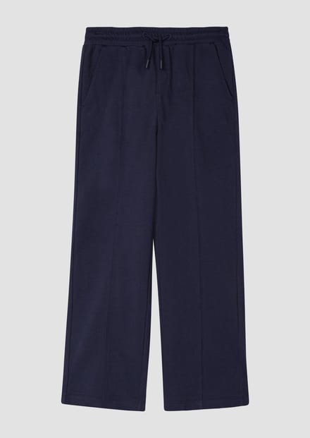Baggy Joggingbroek Hoge Taille Brede Pijpen Elastische Taille Kind s.Oliver