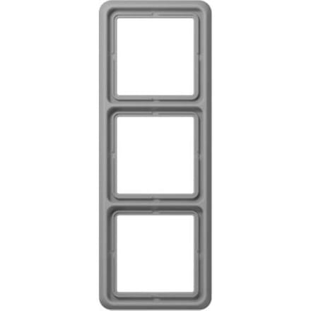 Jung CD583GR Afdekking Frame 3-voudig Grijs 1 stuk(s)