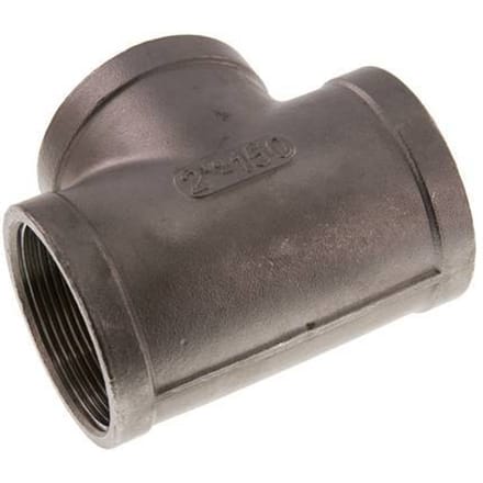 Rp 2'' RVS T-stuk 16 Bar - FL3T-F-SH-200R