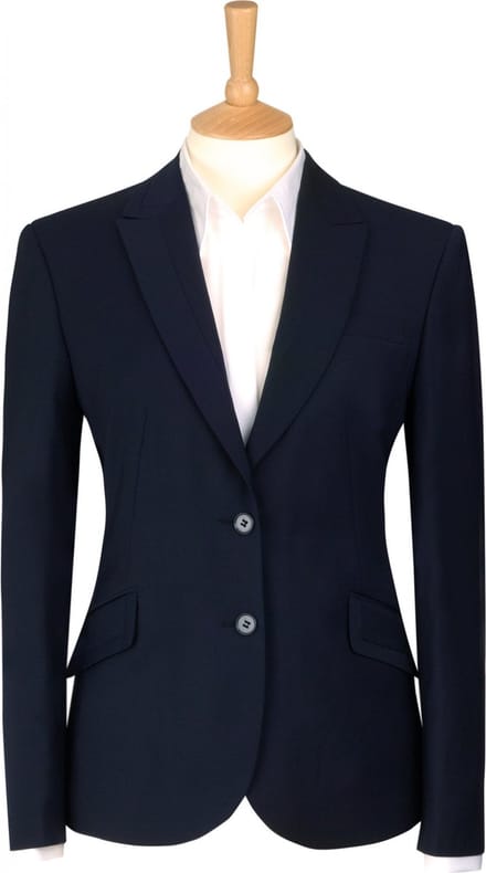 Brook Taverner Novara Tailored Fit Jacket BT2222 - Black - 46 EU (18 UK)