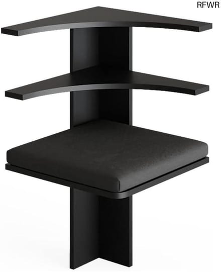 RFWR® Zwarte Hoekbank voor Eetkamer - Modern en Functioneel