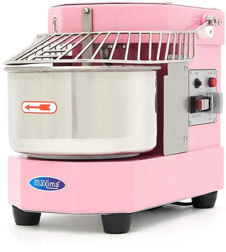 Spiraalkneder - 8 L - 4,5 Kg Deeg - Pastel Roze