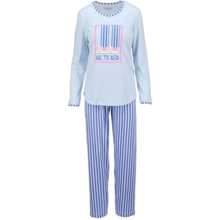 Ringella – Go to Bed – Pyjama – 6511202 – Blue – Maat 48