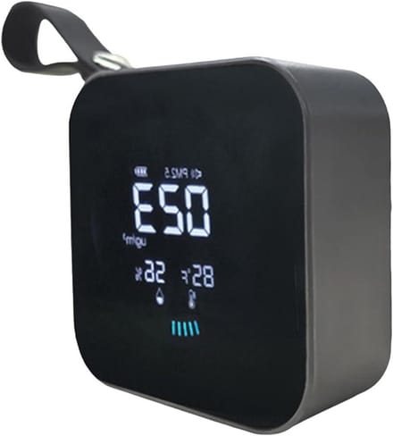 Luchtkwaliteitsmonitor - PM2.5 detector - Binnenmilieu verbeteren - Real-time meting - 113 x 10 x 68 cm - Grijs