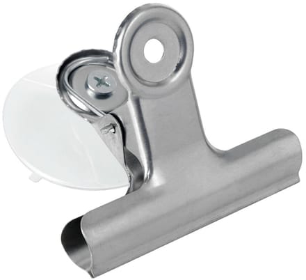 Metalen clips met zuignap