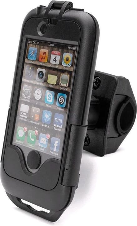 Telefoonhouder fiets iPhone 3GS / 4 /4s cover - Zwart - Waterdicht