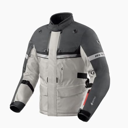 REV'IT! Poseidon 3 GTX Jas Zilver Antraciet - Maat 2XL - Jas