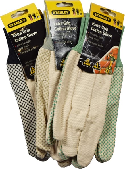 Stanley Tuinhandschoen - Werkhandschoen - Extra grip - Maat L - 3 stuks