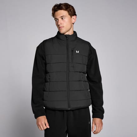 MP lichtgewicht gewatteerde bodywarmer voor heren - Zwart - M