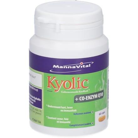 Mannavital Kyolic + co-enzym Q10 60 Capsules